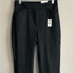 Express Dark Gray Textured Pants